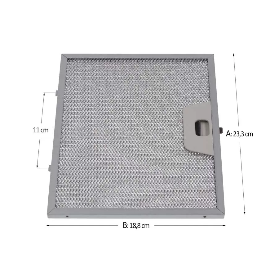 ΦΙΛΤΡΟ ΑΠΟΡΡΟΦΗΤΗΡΑ ΜΕΤΑΛΛΙΚΟ ΣΥΜΒΑΤΟ ΜΕ AEG 23,3 X 18,8 CM