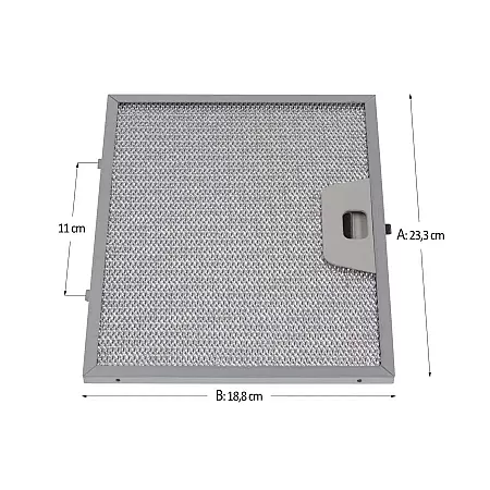 ΦΙΛΤΡΟ ΑΠΟΡΡΟΦΗΤΗΡΑ ΜΕΤΑΛΛΙΚΟ ΣΥΜΒΑΤΟ ΜΕ AEG 23,3 X 18,8 CM