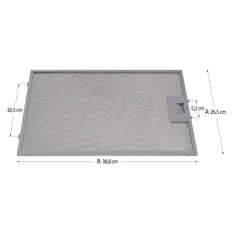 ΦΙΛΤΡΟ ΑΠΟΡΡΟΦΗΤΡΑ ΜΕΤΑΛΛΙΚΟ ΣΥΜΒΑΤΟ ΓΙΑ BOSCH 26,5 x 38,8 cm