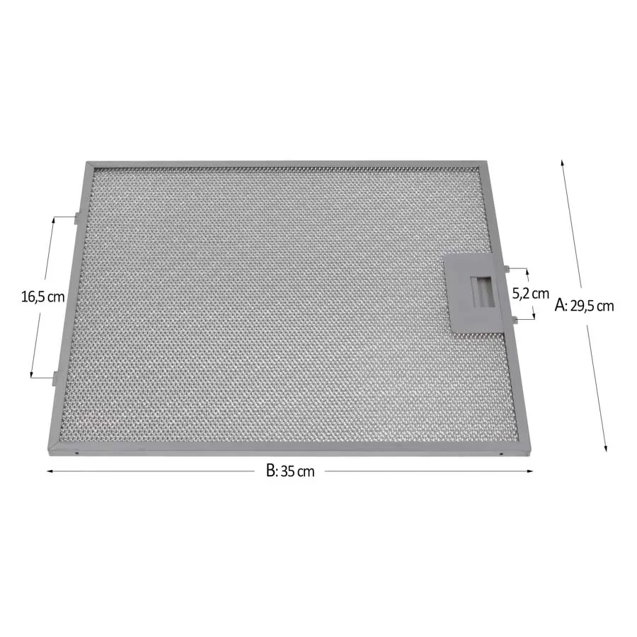 ΦΙΛΤΡΟ ΑΠΟΡΡΟΦΗΡΗΡΑ ΜΕΤΑΛΛΙΚΟ ΤΥΠΟΥ BOSCH /SIEMENS 29,5X35 CM