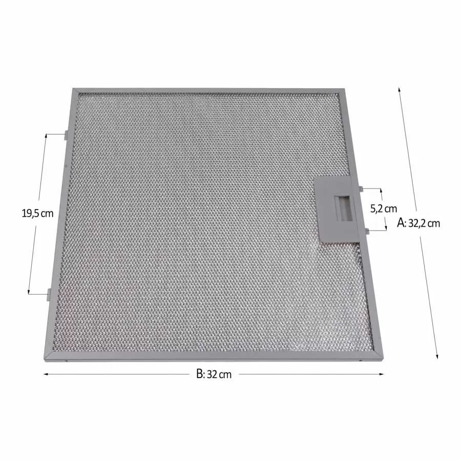ΦΙΛΤΡΟ ΜΕΤΑΛΛΙΚΟ ΑΠΟΡΡΟΦΗΤΗΡΑ ΣΥΜΒΑΤΟ ΜΕ  SIEMENS 33,2 x 32 cm