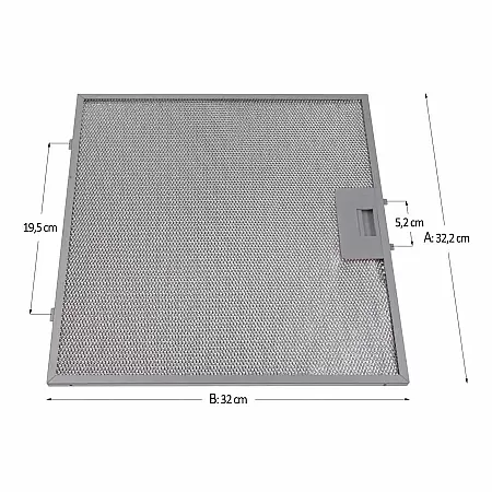 ΦΙΛΤΡΟ ΜΕΤΑΛΛΙΚΟ ΑΠΟΡΡΟΦΗΤΗΡΑ ΣΥΜΒΑΤΟ ΜΕ  SIEMENS 33,2 x 32 cm