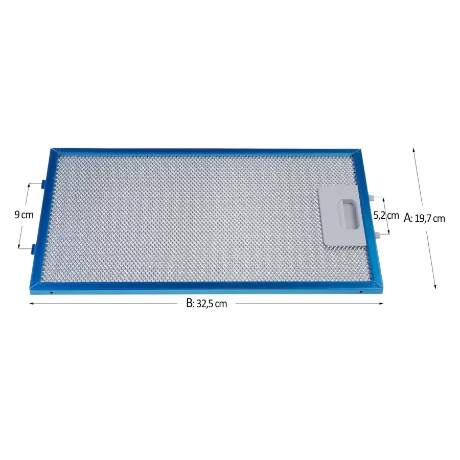 ΦΙΛΤΡΟ ΜΕΤΑΛΙΚΟ ΑΠΟΡΡΟΦΗΤΗΡΑ AEG 19,7x32,5 cm ΟRIGINAL