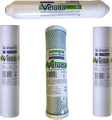 ΑΝΤΑΛΛΑΚΤΙΚΑ ΦΙΛΤΡΑ  (ΣΕΤ 4 ΤΕΜ )ΓΙΑ ΣΥΣΚΕΥΗ  VELUDA SIMPLE-4