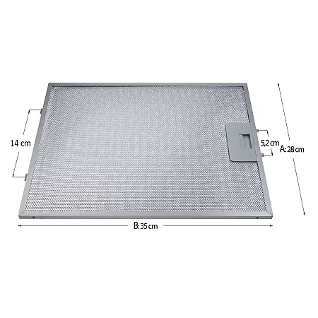 ΦΙΛΤΡΟ AΠΟΡΡΟΦΗΤΗΡΑ  ΜΕΤΑΛΛΙΚΟ ΤΕΚΑ DB1-90 28x35cm