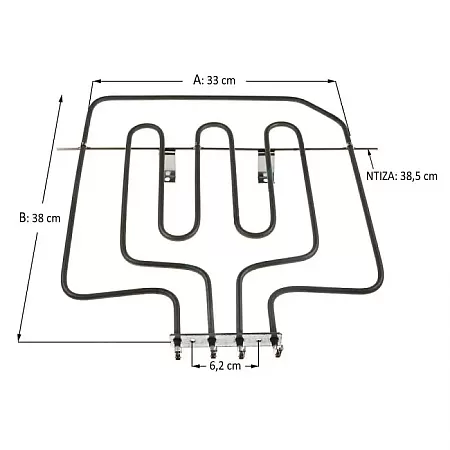 ΑΝΩ ΑΝΤΙΣΤΑΣΗ +GRILL ΦΟΥΡΝΟΥ AEG/ZANUSSI 1200W+1800W