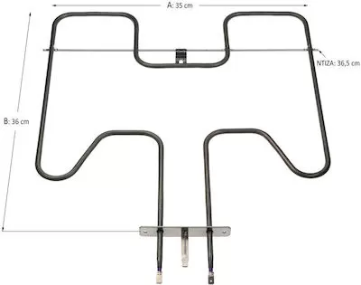 ΑΝΤΙΣΤΑΣΗ ΓΚΡΙΛΛ ΦΟΥΡΝΟΥ WHIRLPOOL ORIGINAL 1500W