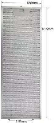 ΦΙΛΤΡO ΜΕΤΑΛΛΙΚΚΟ ΣΥΜΒΑΤΟ ΜΕ ΑΠΟΡΡΟΦΗΤΗΡΑ FABER/BOSCH 18,5 x 51,5 cm