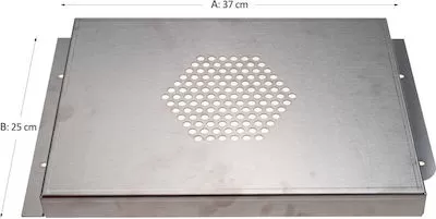 ΚΑΛΥΜΜΑ ΜΟΤΕΡ ΑΕΡΟΘΕΡΜΗΣ (INOX) BOSCH/SIEMENS PITSOS 37cm x 25,5cm