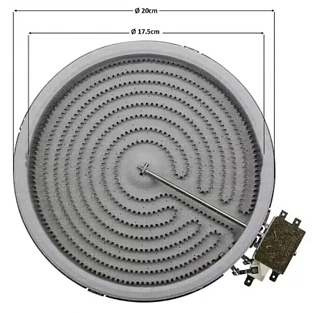 ΕΣΤΙΑ ΕGO KEΡΑΜΙΚΗ 230mm MONH 2300W