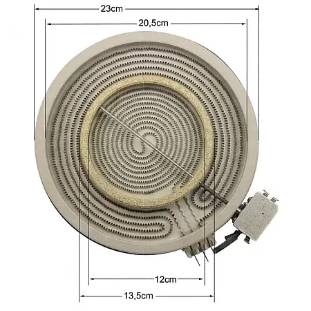 ΕΣΤΙΑ ΔΙΠΛΗ ΚΕΡΑΜΙΚΗ ΕΙΚΑ Φ230/140mm