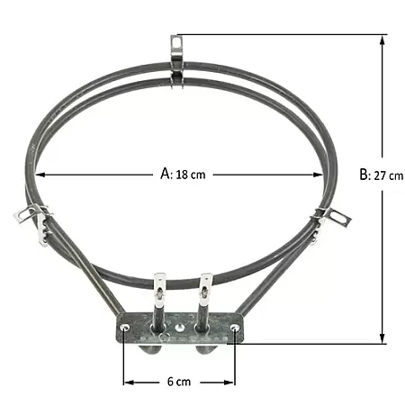 ΑΝΤΙΣΤΑΣΗ ΑΕΡΟΣ ΦΟΥΡΝΟΥ ΚΟΥΖΙΝΑΣ  ARISTON/INDESIT 2000W