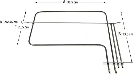 ΑΝΤΙΣΤΑΣΗ ΑΝΩ ΦΟΥΡΝΟΥ ΚΟΥΖΙΝΑΣ BOSCH/NEFF/PITSOS/SIEMENS