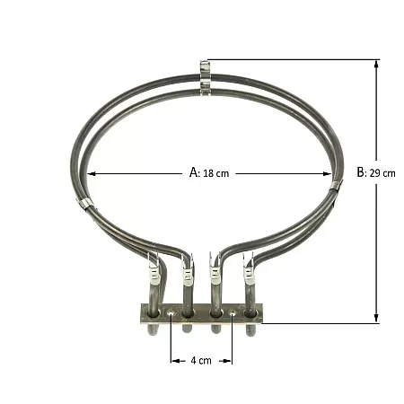 ΑΝΤIΣΤΑΣΗ ΑΕΡΟΣ  ΦΟΥΡΝΟΥ BOSCH/SIEMENS 2500W 4 ΑΚΡΑ